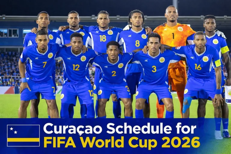 Curaçao Schedule for FIFA World Cup 2026:  How to Watch, History & Record