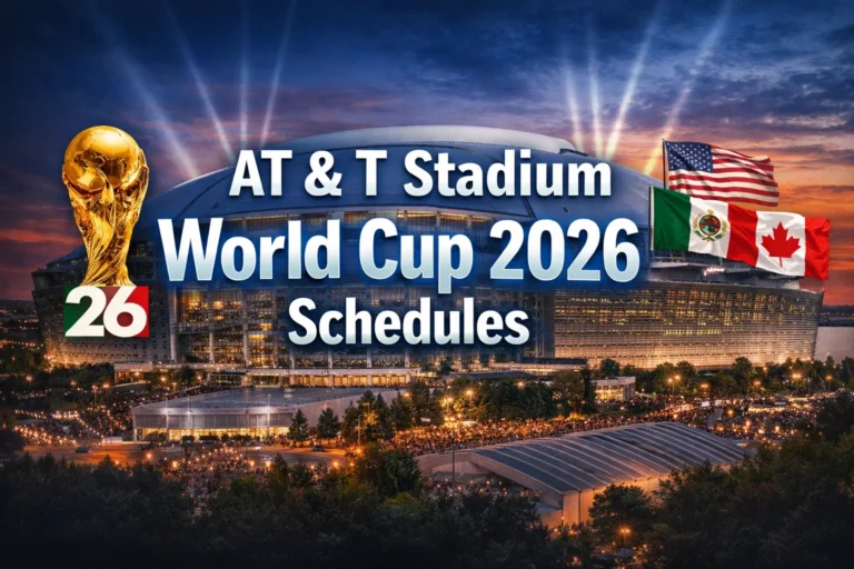 AT&T Stadium World Cup 2026 – Dallas Schedule, Capacity, History & Travel Guide