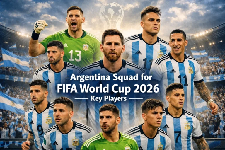 Argentina Squad for FIFA World Cup 2026 – Key Players
