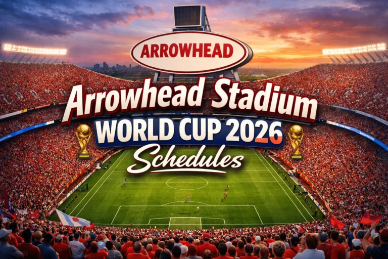 Arrowhead Stadium World Cup 2026 – Kansas City Schedule, Capacity & Travel Guide