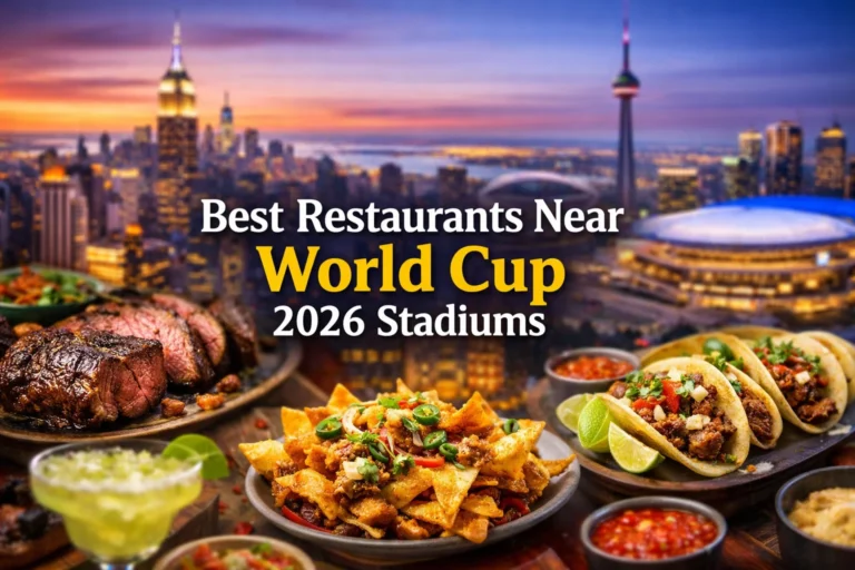 Best Restaurants Near World Cup 2026 Stadiums – Complete Food Guide for Fans