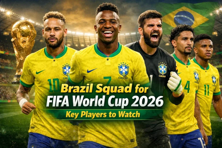 Brazil Squad for FIFA World Cup 2026 – Players to Watch