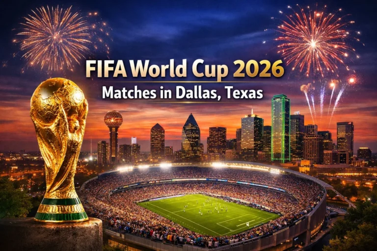 Dallas Stadium for FIFA World Cup 2026 – Matches, Schedule, Stadium & Travel Guide