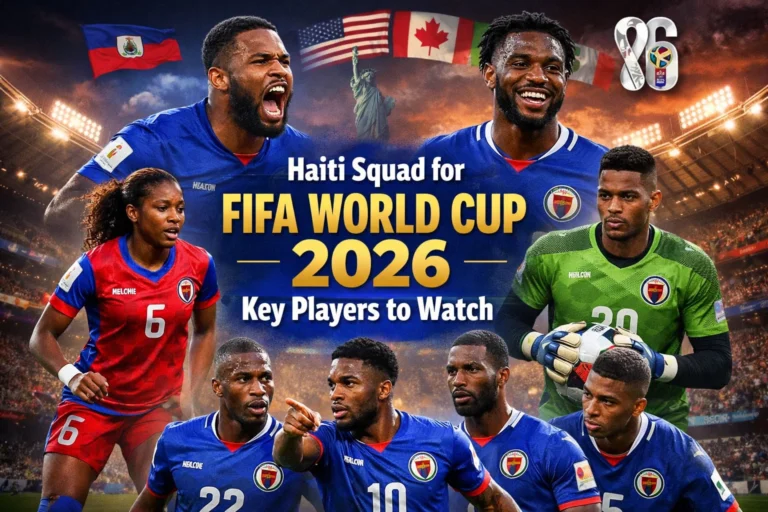 Haiti Squad for FIFA World Cup 2026 – Full Team Analysis, Players & Key Insights