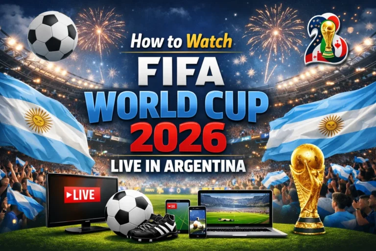 How to Watch FIFA World Cup 2026 Live in Argentina -Complete Guide