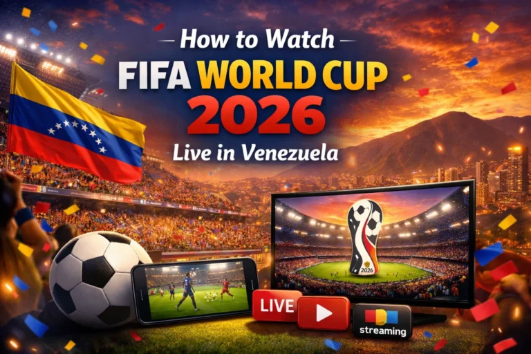 How to Watch FIFA World Cup 2026 in Venezuela