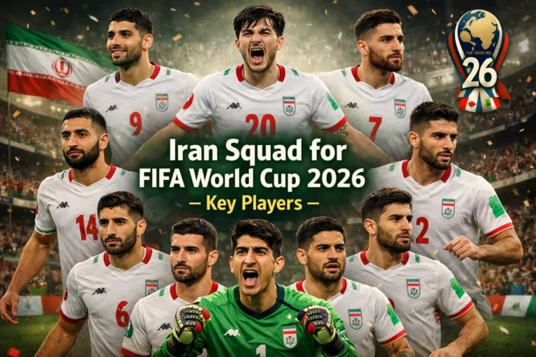 Iran Squad for FIFA World Cup 2026 – Players to Watch