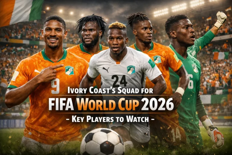 Ivory Coast’s Squad for FIFA World Cup 2026 – Key Players to Watch