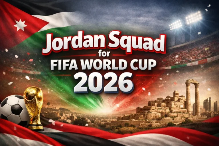 Jordan Squad for FIFA World Cup 2026 – Key Players