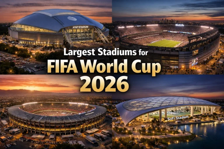 Largest Stadiums for FIFA World Cup 2026 Ranked by Capacity