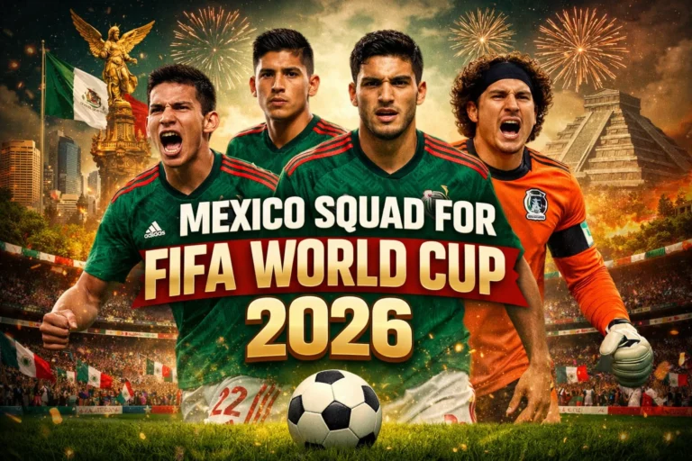 Mexico Squad for FIFA World Cup 2026 – Full Team Analysis, Players & Key Insights