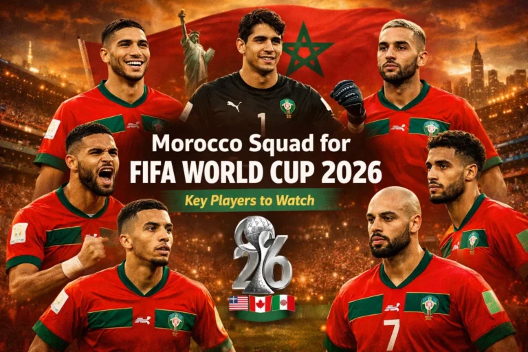 Morocco Squad for FIFA World Cup 2026 – Players to Watch