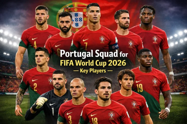 Portugal Squad for FIFA World Cup 2026 – Key Players to Watch