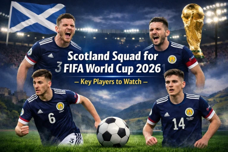 Scotland Squad for FIFA World Cup 2026 – Players to Watch