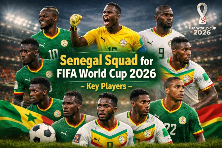 Senegal Squad for FIFA World Cup 2026 – Key Players