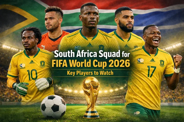 South Africa Squad for FIFA World Cup 2026 – Full Team Analysis, Players & Key Insights