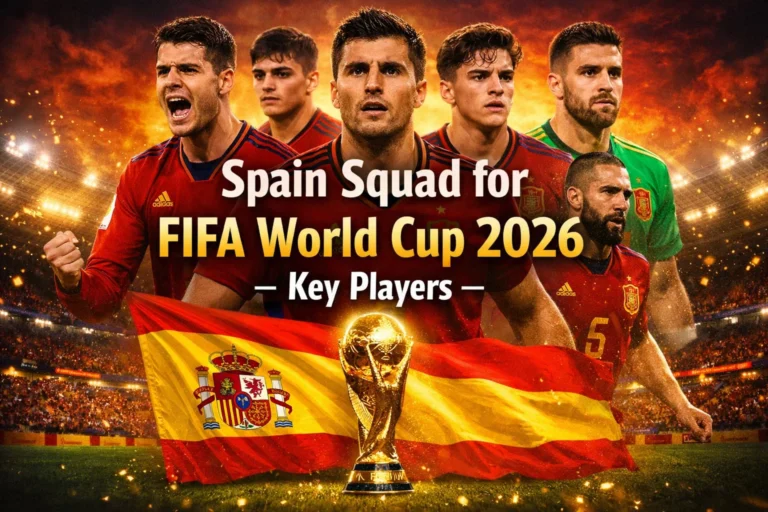 Spain Squad for FIFA World Cup 2026 – Players to Watch