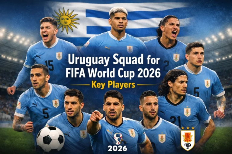 Uruguay Squad for FIFA World Cup 2026 – Players to Watch