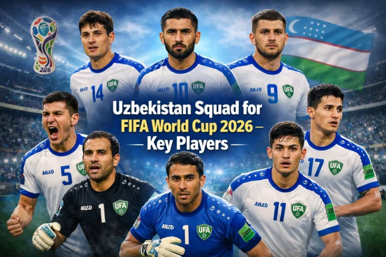 Uzbekistan Squad for FIFA World Cup 2026 – Key Players