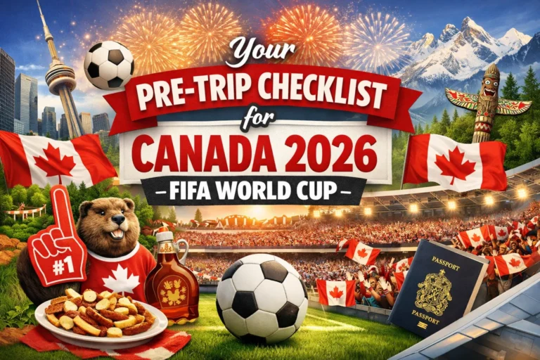 Your Pre-Trip Checklist for Canada 2026 FIFA World Cup